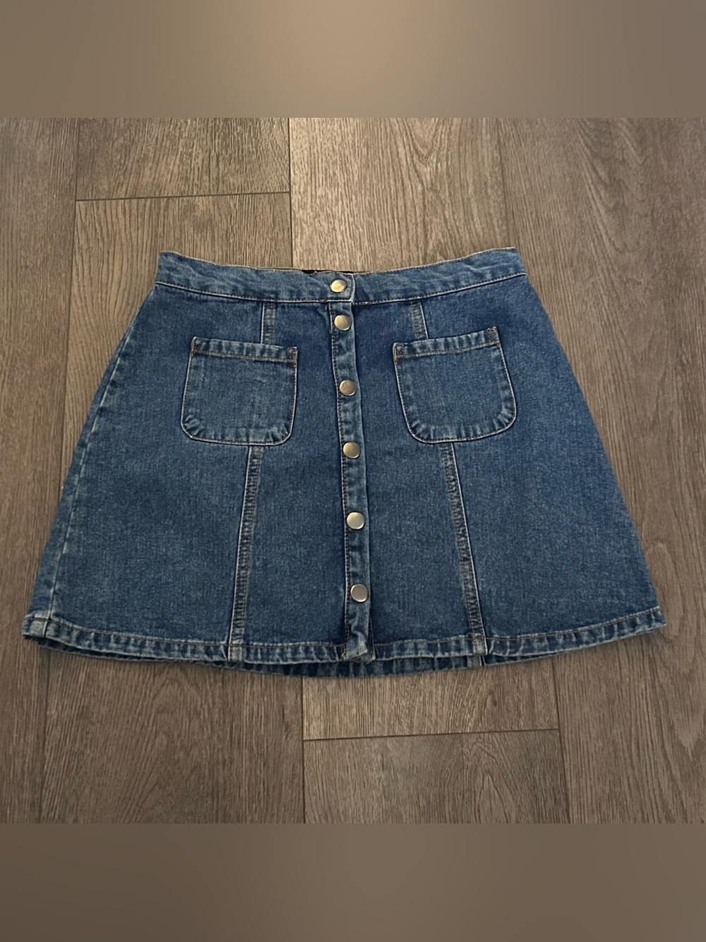 BDG Urban Outfitters High Waisted Denim Mini Skirt Size Medium - Picture 2 of 8